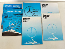Mercedes Benz Ponton Kurier 6 Hefte  3-4/1984 & 1-4 / 1984