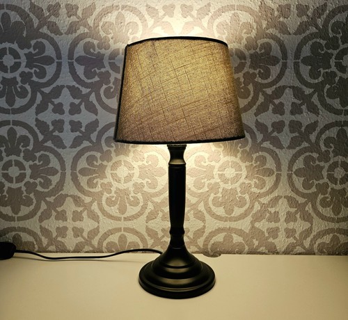 Tischlampe schwarz grau - tischlampe, schwarz/grau
