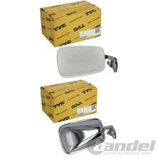 2x TYC AUßENSPIEGEL CHROM