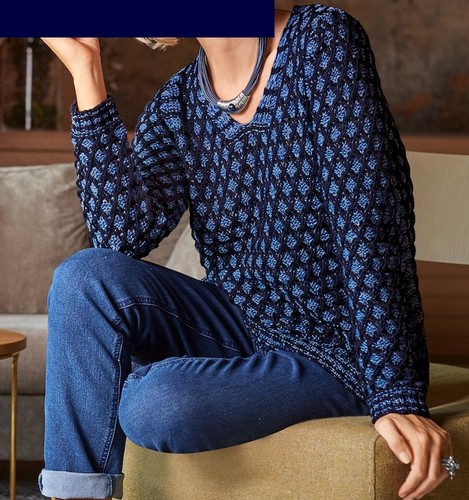 Pullover struktur strick - in, struktur-strick