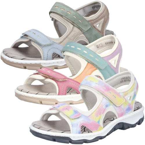 Rieker damen sandale bunt - damen,