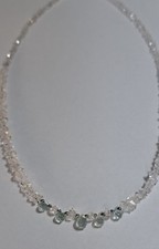 Herkimer Diamant und Aquamarin