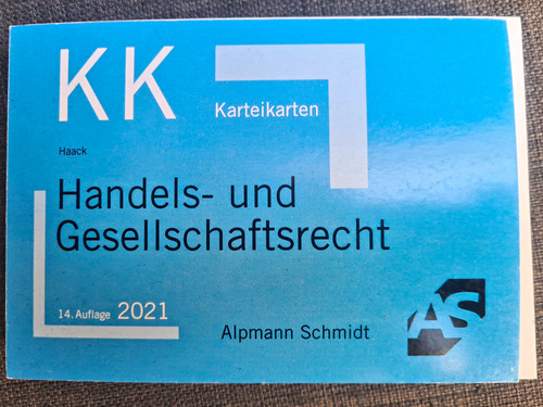 Alpmann schmidt karteikarten - alpmann,