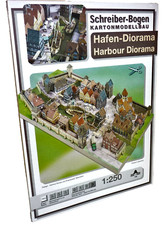 + Kartonmodell HAFEN-DIORAMA