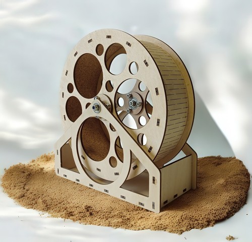 Holzlaufrad für hamster - holzlaufrad,