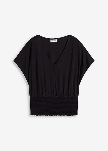 Neu shirt mit smock - shirt, smock-saum