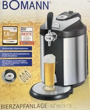 Bierzapfanlage Bomann BZ 6029 CB  Für 5 Liter-Partyfässer  Kühlung Von 2-12 °C ￼