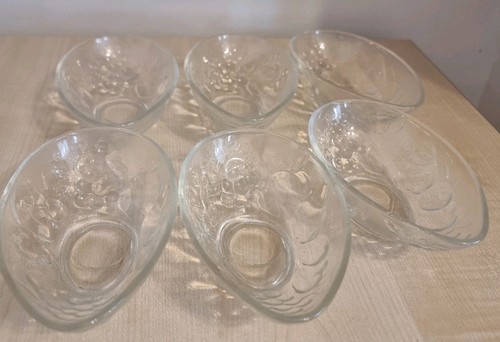 6er set vintage arcoroc france - set,