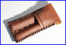 DDR 1980er LEDER Etui in braun