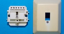 Telefondose TAE-F Stecker Buchse, Aufputz