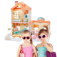 Puppenhaus für kinder mit - puppenhaus,
