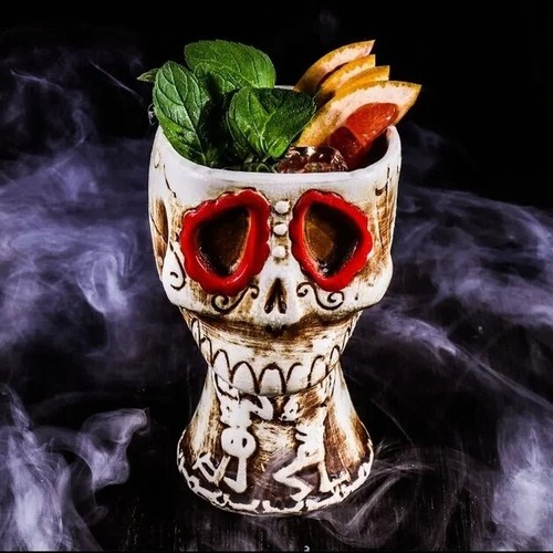 Red eyes tiki cocktail - tiki, |