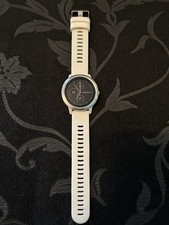 Garmin Vivoactive 3, GPS Fitness Smartwatch, Farbe Silber/Weiß