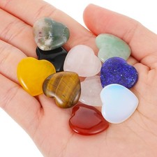 10 Stück Herz Kristalle