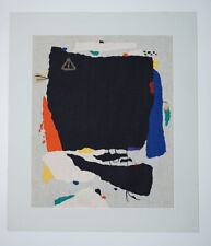 Willi Baumeister Montaru mit Gondel Farbserigrafie auf Leinen Grafik Moderne