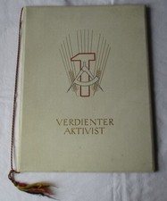 DDR Urkunde Verdienter