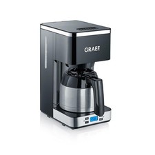 Graef FK512EU Filterkaffeemaschine schwarz Edelstahl Thermokanne Timer LCD