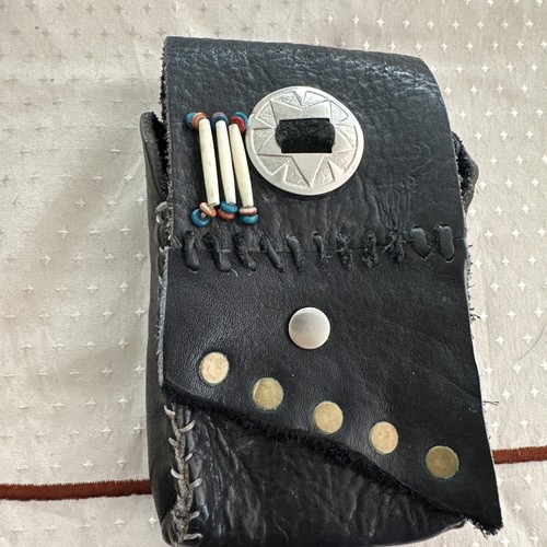 Echter leder gürtel tasche - leder,