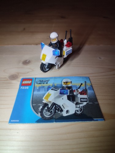 Lego city 7235 polizeimotorrad - lego,