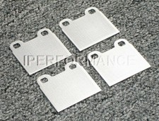 Titanium Brake Pad Shim Heat