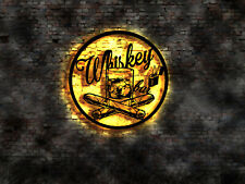 3D Wandschild, Whisky Bar Werbung keine Emaille Metall Leuchtreklame Aufkleber Flasche