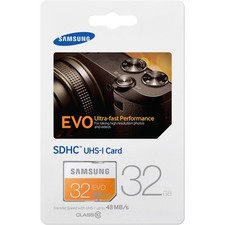 SAMSUNG EVO SDHC UHS-I Card -