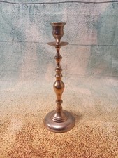 Vintage Kerzenhalter Messing  silberfarben – klassisch dekorativ 28 cm Nr.2