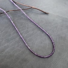 Lila Amethyst facettierte
