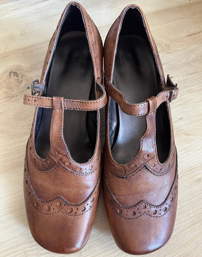 Jana damen pumps braun leder - pumps,