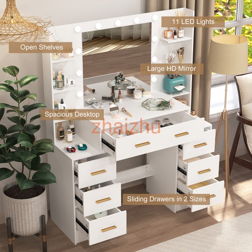 Schminktisch mit led - schminktisch,