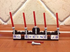 Lego® Star Wars™ 6x Laserschwert Lichtschwert rot Griff Asajj Ventress™ NEU W30