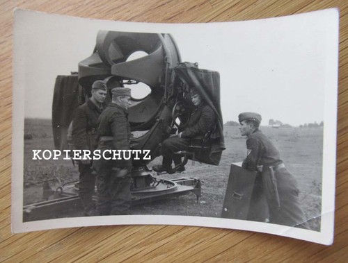 Altes foto flak ringtrichter - foto,