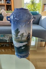 Bloch Eichwald Dr. Widera & Co. Jugendstil Art Nouveau Vase Schäfer Shepard 1900