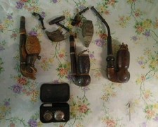 Antike Pfeifen Konvolut