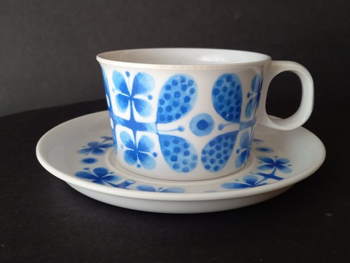 Tasse untertasse blues - tasse,