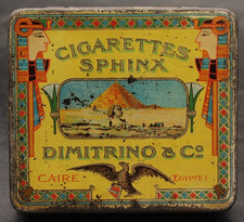 Alte Blechdose Dimitrino