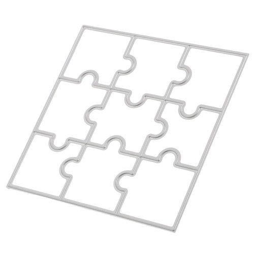 Geprägter puzzle stanzer - geprägter, puzzle-stanzer
