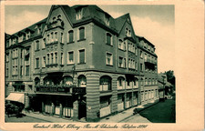 AK GRUSS AUS WESTPREUSSEN ELBING CENTRAL HOTEL BES. M. SCHÜSSLER UM 1930