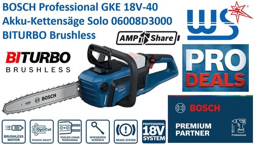 Bosch akku kettensäge - akku-kettensäge, gke