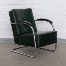 Mücke-Melder Stahlrohrsessel „Famos 21“, Bauhaus-Stil, ca. 1932