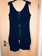 Miederbody mit Ösen Schritt offen Formbody Shapewear Body Gr.5XL schwarz neu