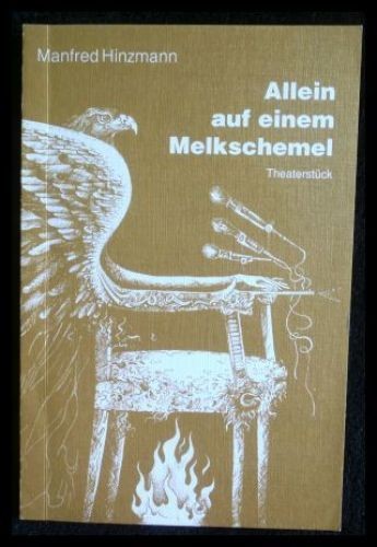 Allein auf einem melkschemel - allein,