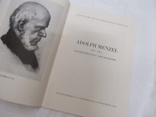 1955 ADOLPH MENZEL Ausstellungskatalog Staatl. Kunstsammlungen DRESDEN