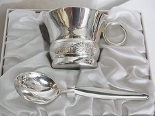 Taufbesteck,Kinderbesteck Name Laura,Deetjen versilbert