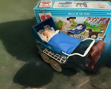 vintage Sindy Kinderwagen Hund