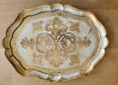 Florentiner holztablett oval - florentiner,