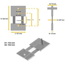 Pendelfeder für Standuhren