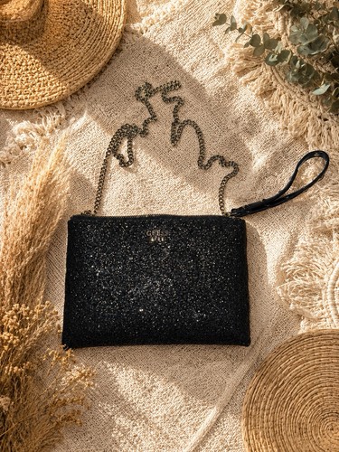 Glitzer tasche von guess - glitzer,