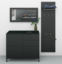 Garderobenset 3-teilig Kommode