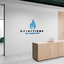Firmenlogo als 3D Wandlogo –